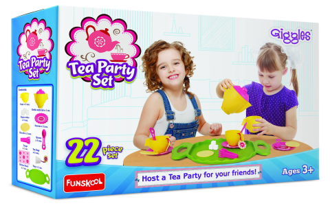 Girls Tea Set for Kids, 44PCS Princess Tea Party Set with Teapot, Plates, and Carrying Case