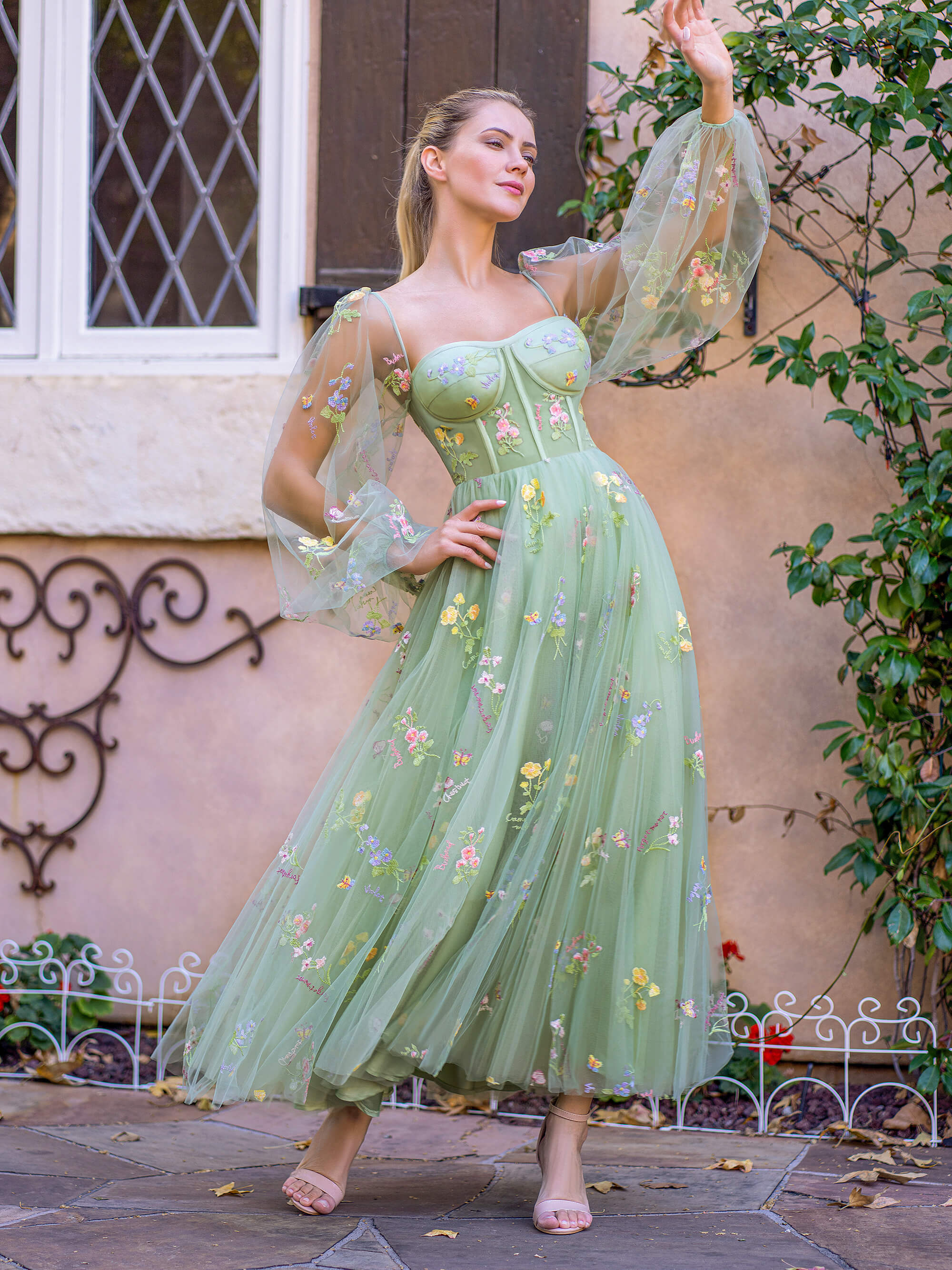 green tea dress