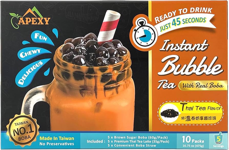 Complete Bubble Tea Set with Flavors – Your Ultimate Bubble Tea Experience