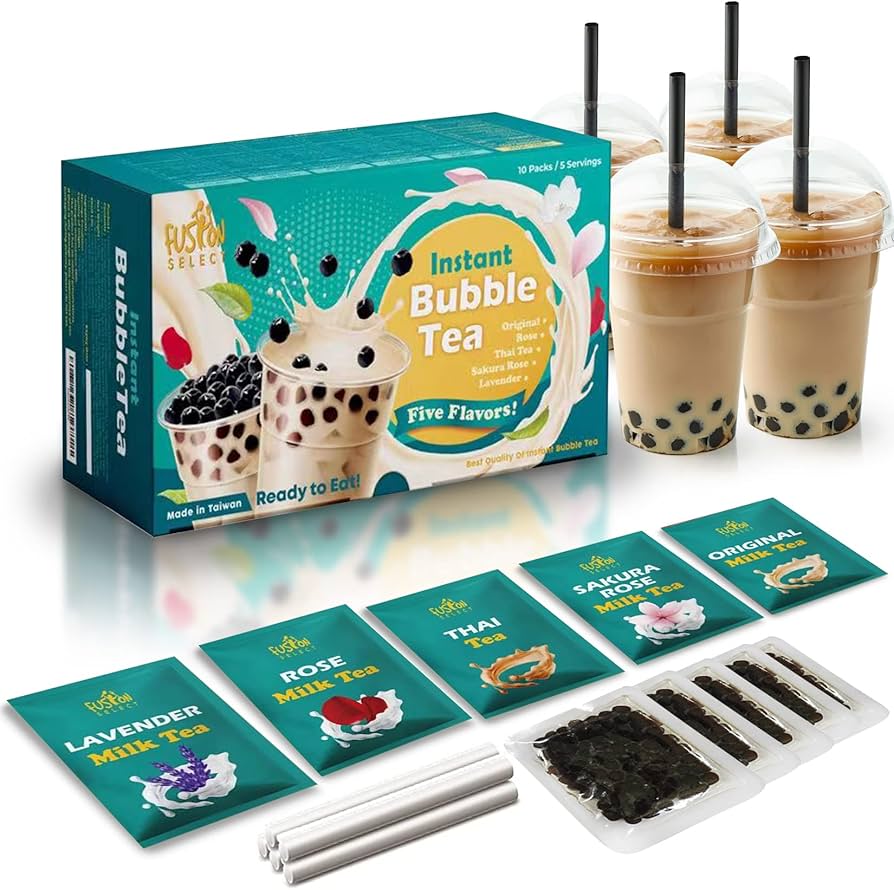 Complete Bubble Tea Set with Flavors – Your Ultimate Bubble Tea Experience