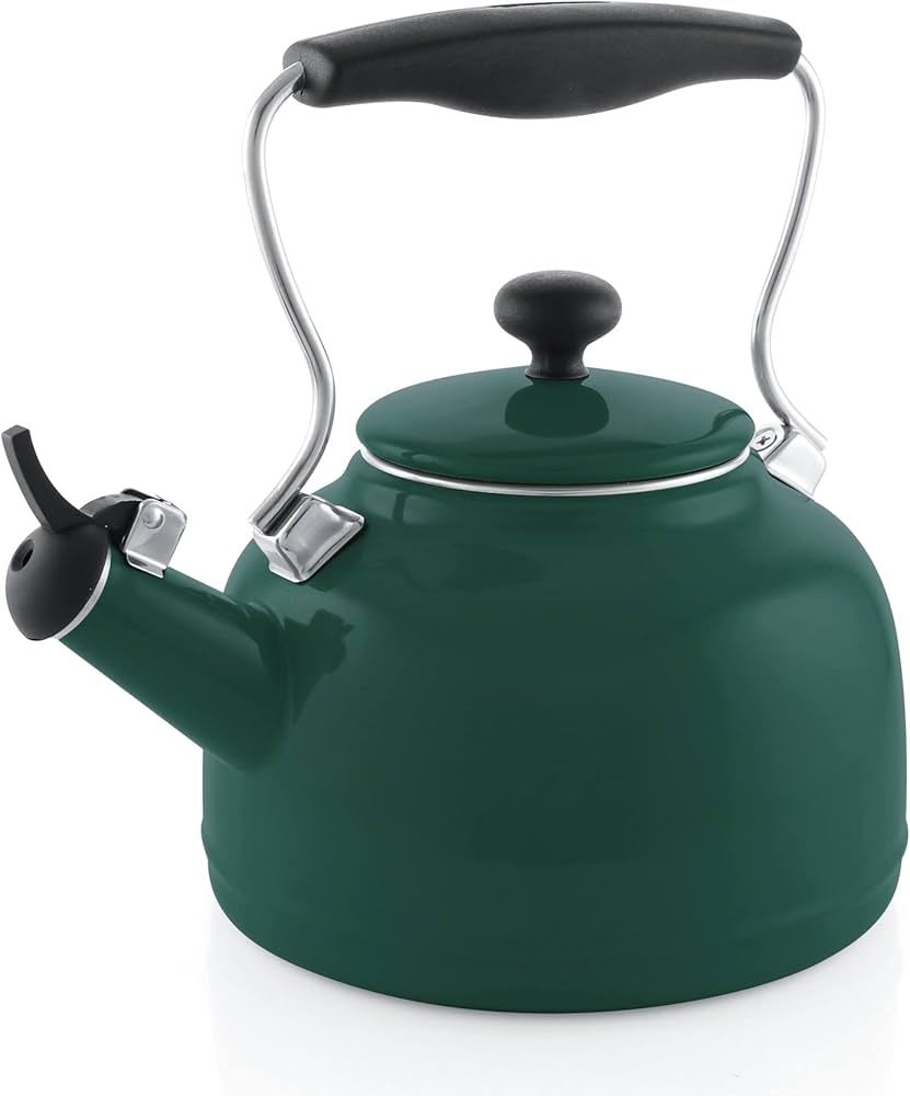 dark green tea kettle