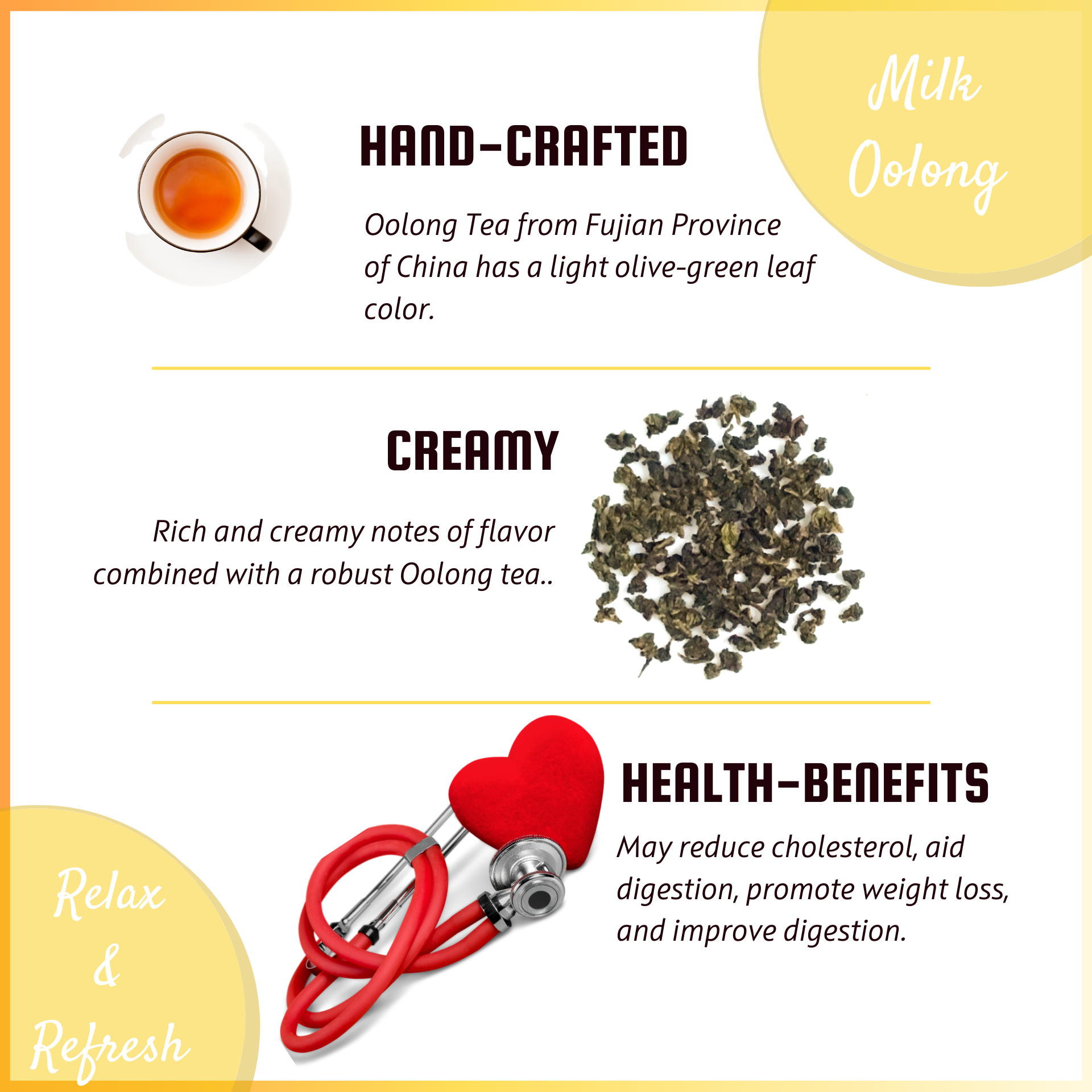 milk oolong tea benefits