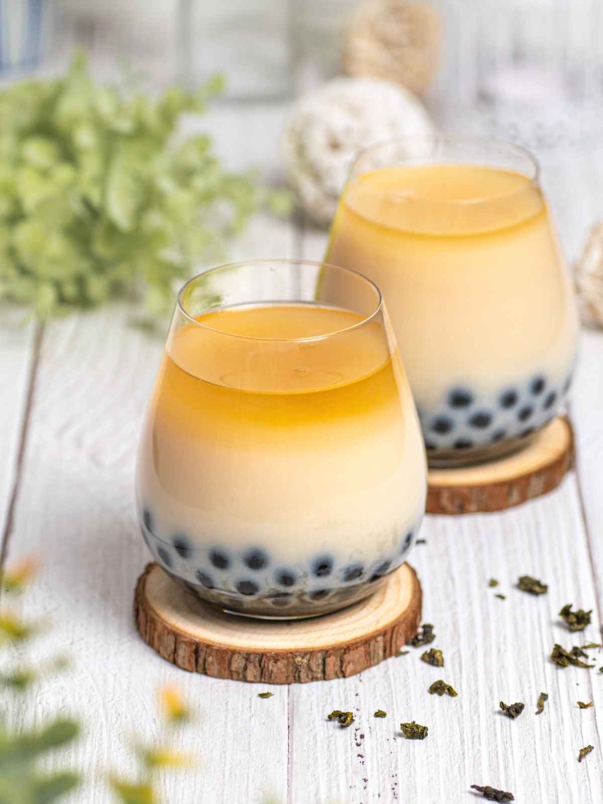 oolong tea and milk