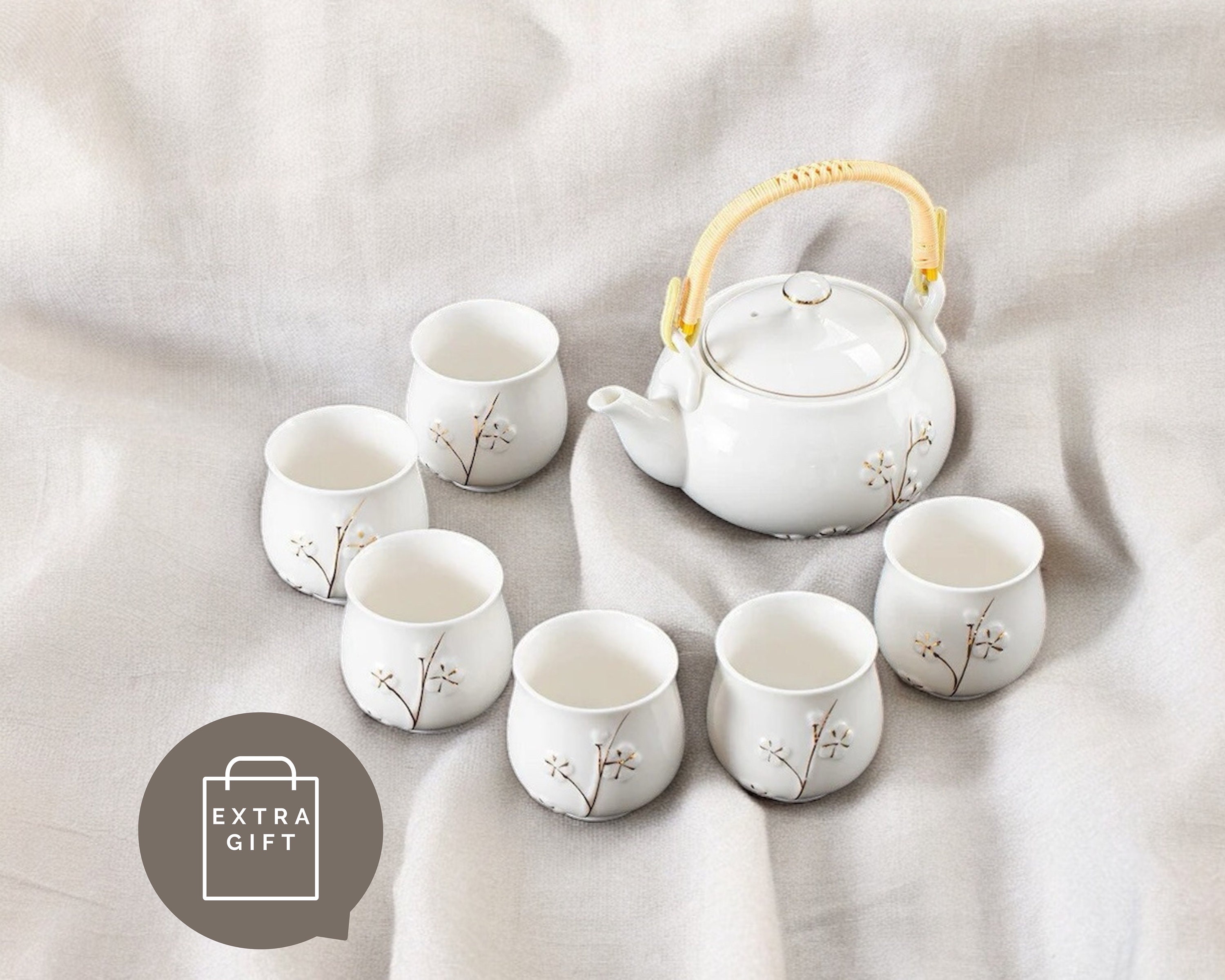 Vintage Ceramic Tea Set： Discover Timeless Style with Teapot & Cups