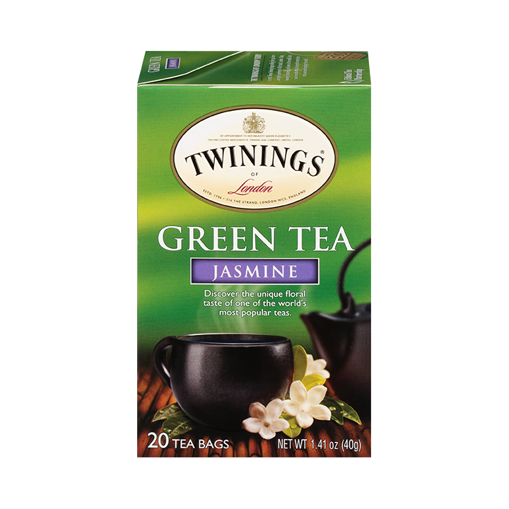 green tea and jasmine tea
