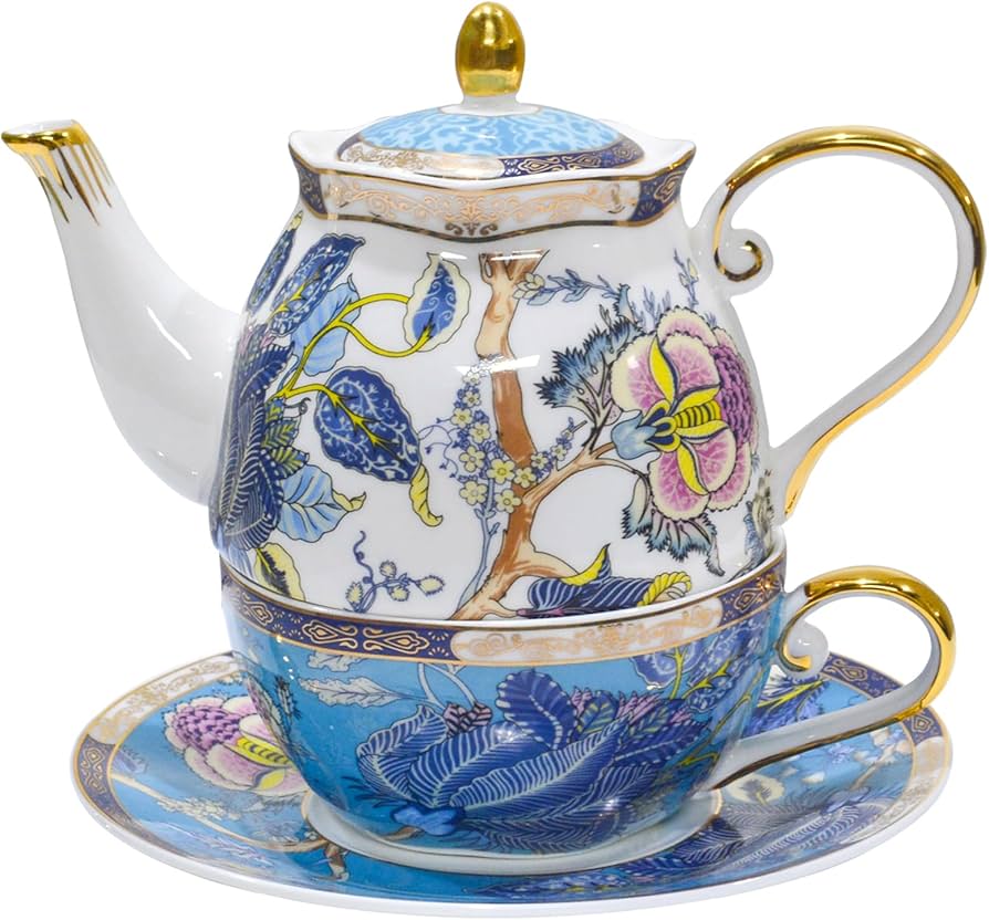 Elegant Tea for One Tea Set for Solo Tea Lovers