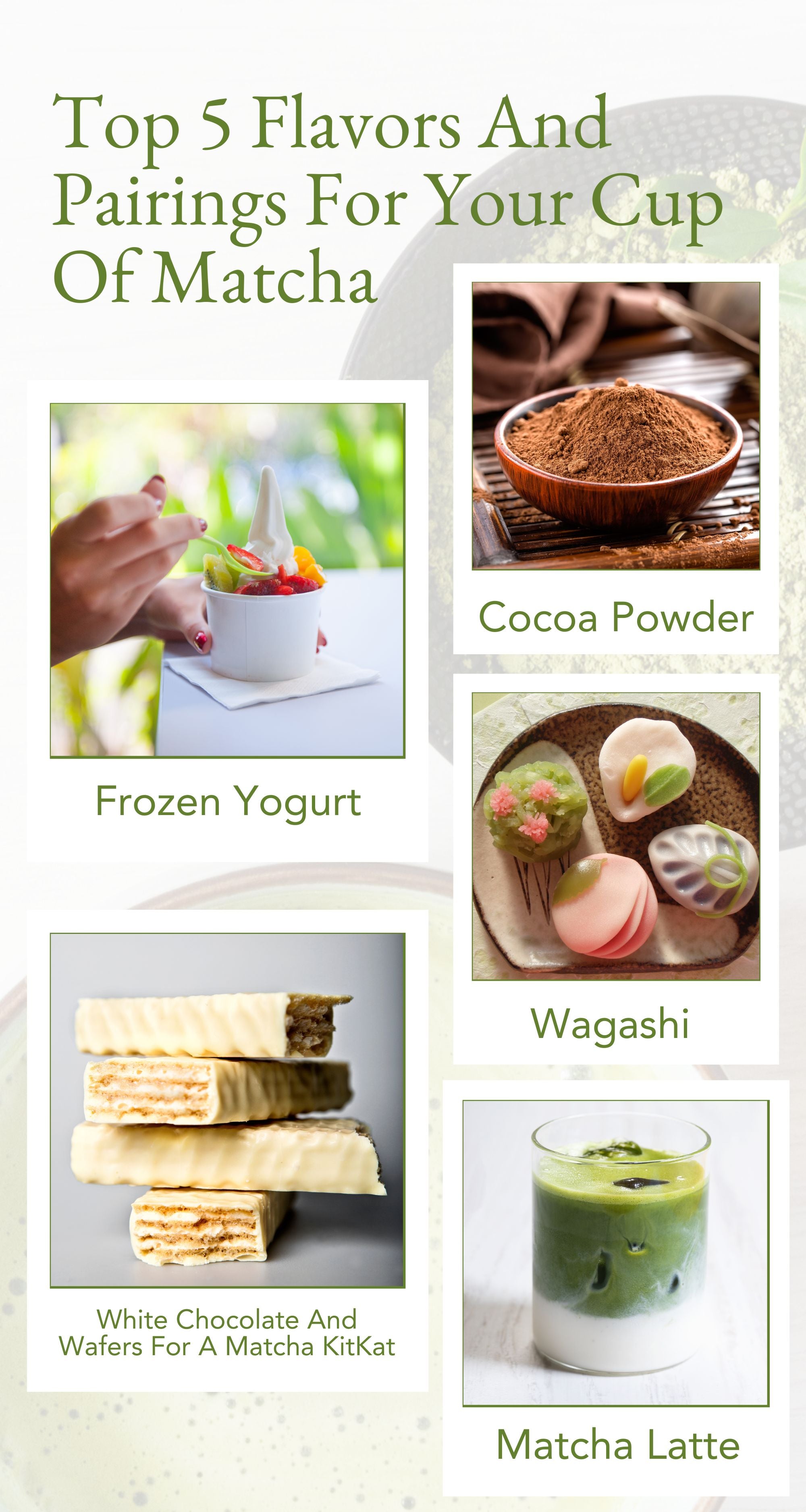 what pairs well with green tea