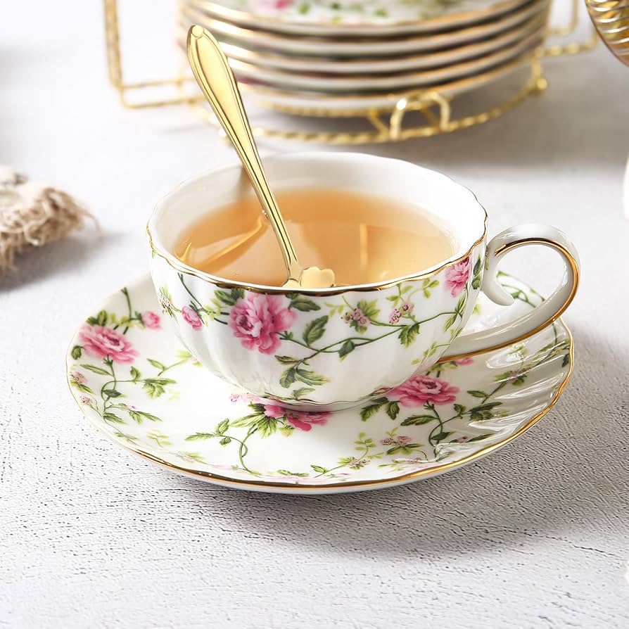 Shop Premium Tea Cups and Saucers - Perfect for Tea Lovers