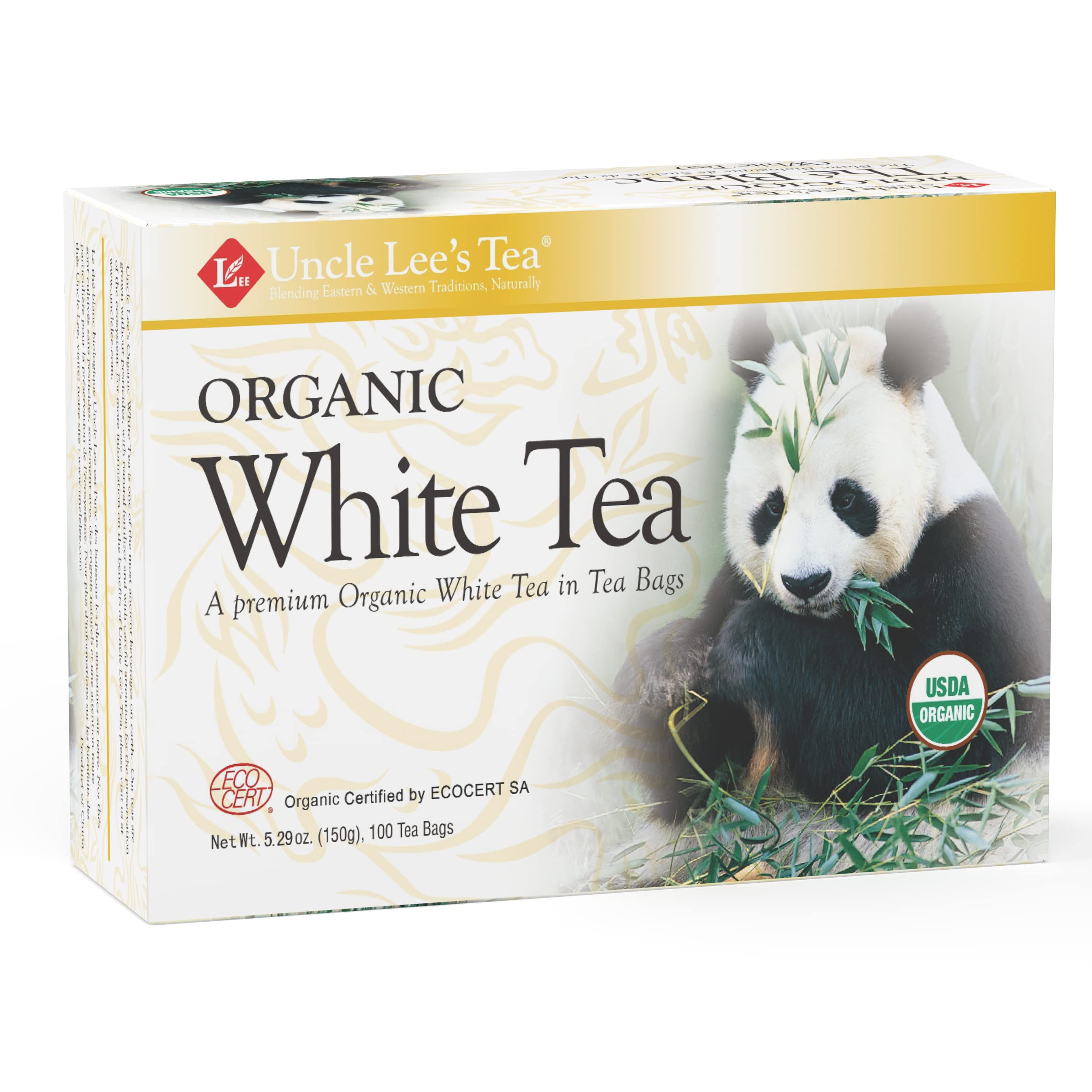 white tea bags