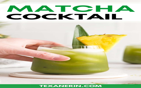 matcha green tea cocktail