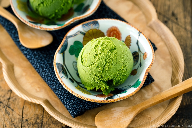 green tea ice pops