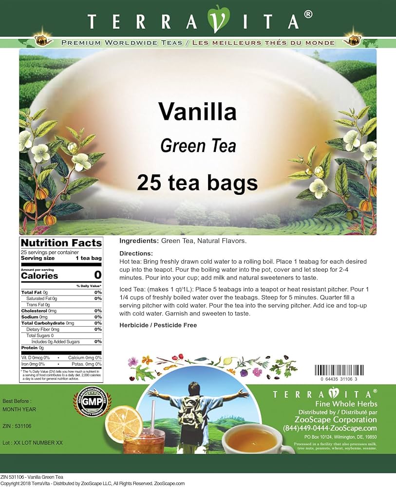vanilla green tea