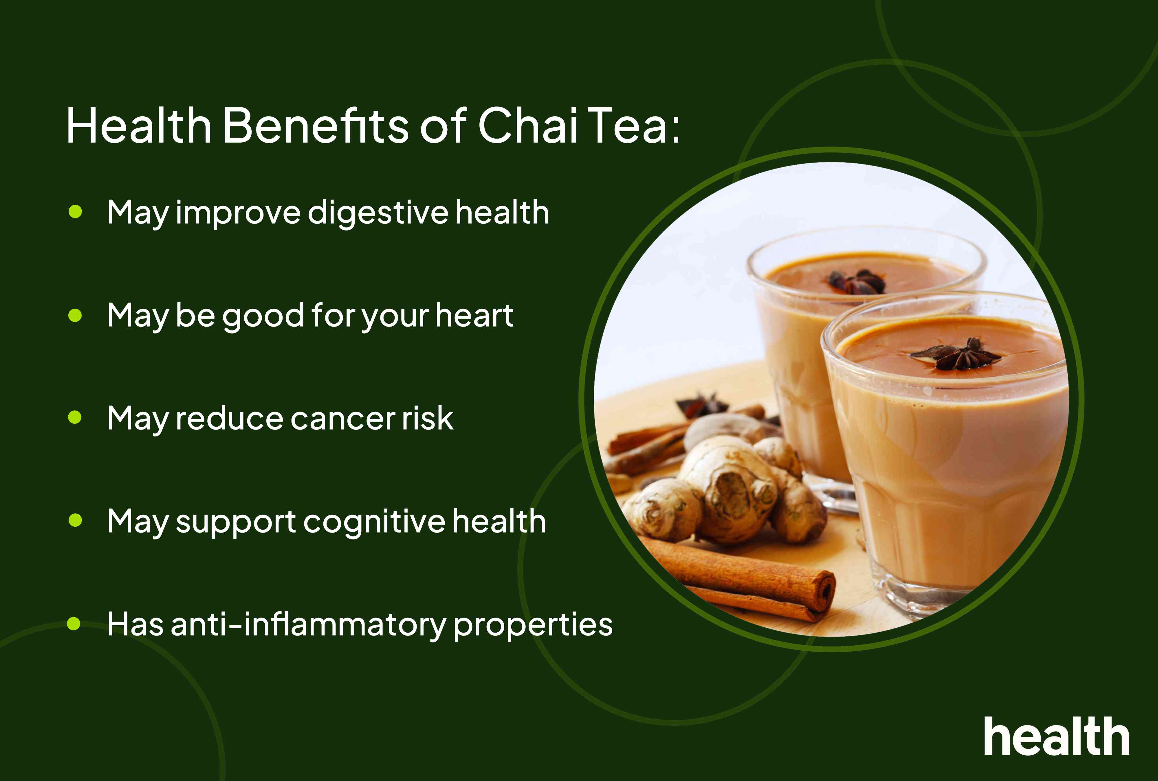 vanilla chai tea benefits