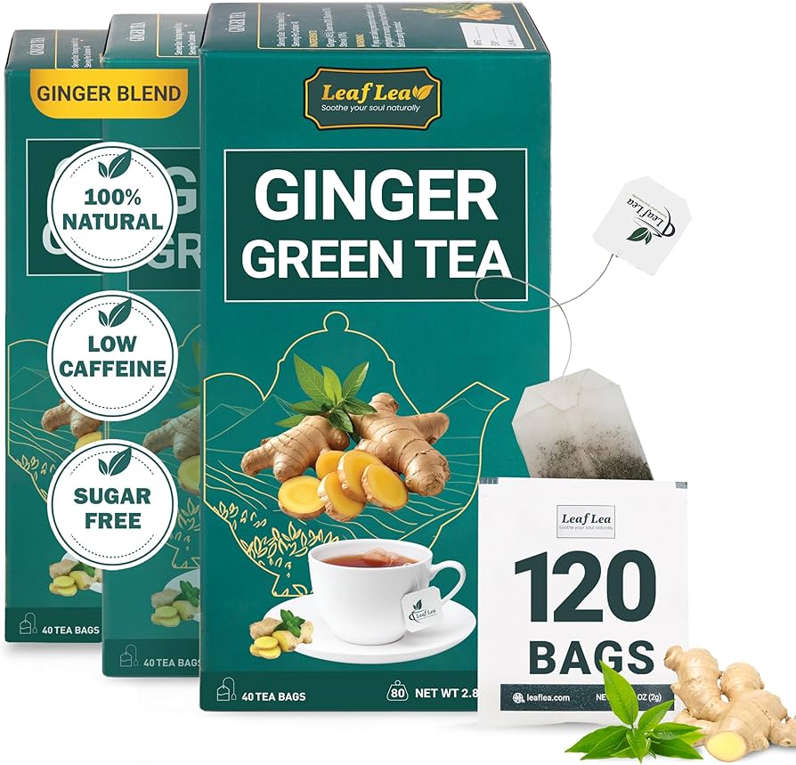 ginger root green tea