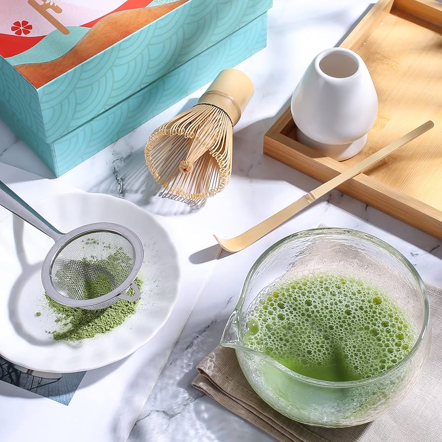 matcha green tea set