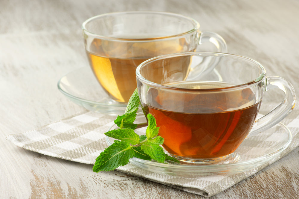 black and green tea