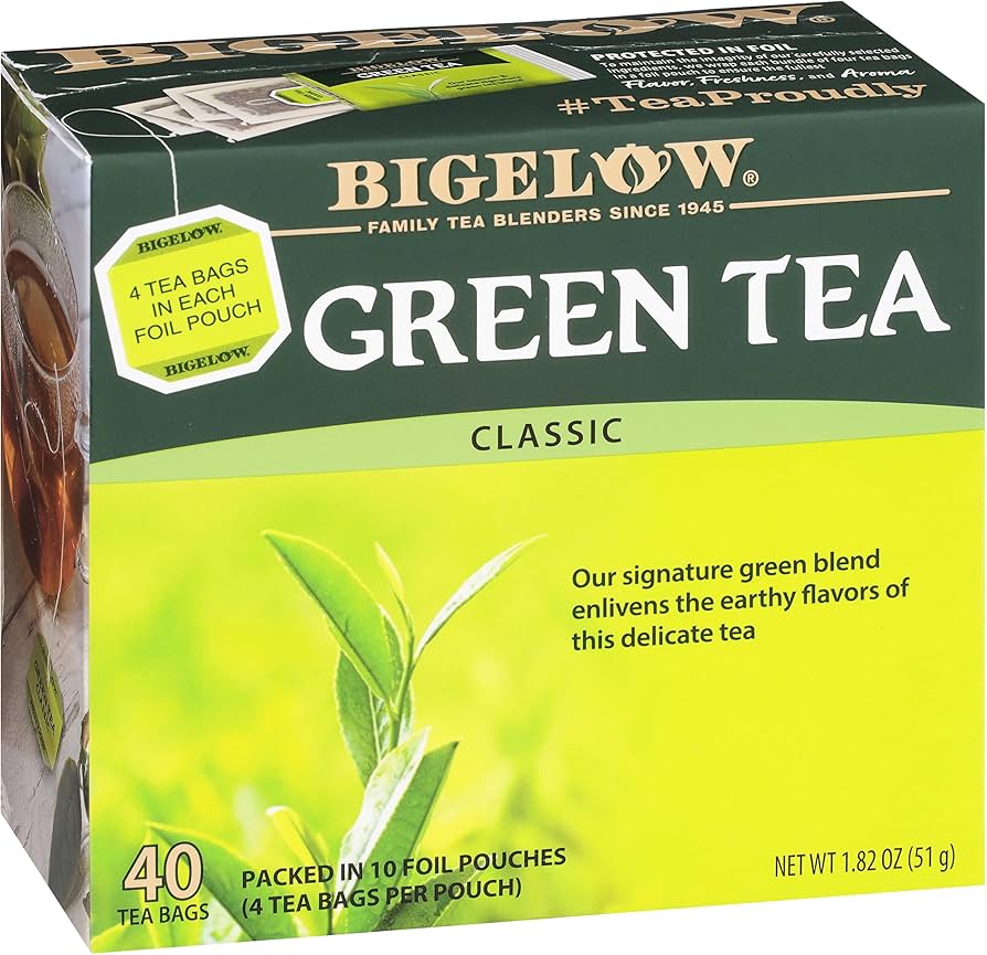 green tea from tea bags