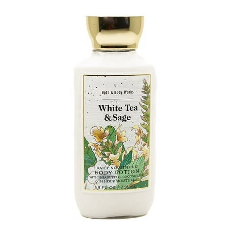 white tea and sage lotion