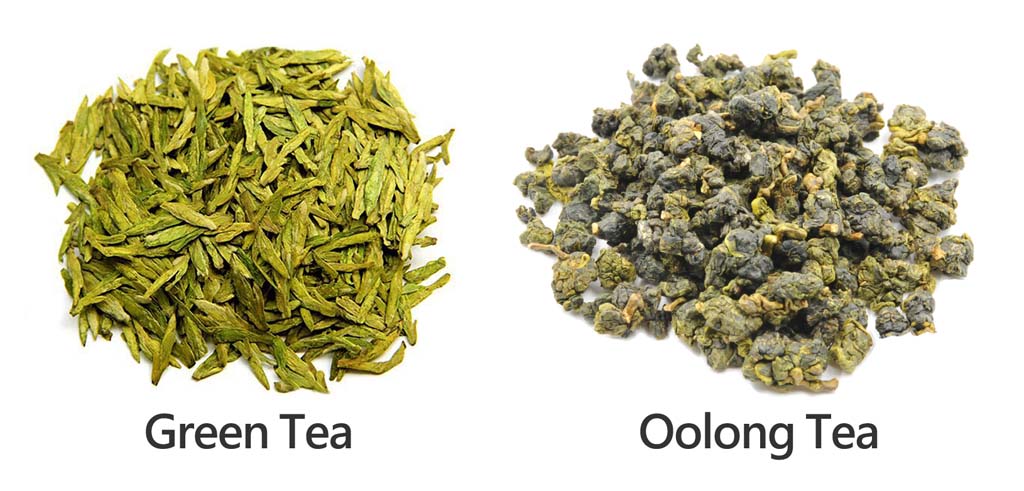oolong tea green tea