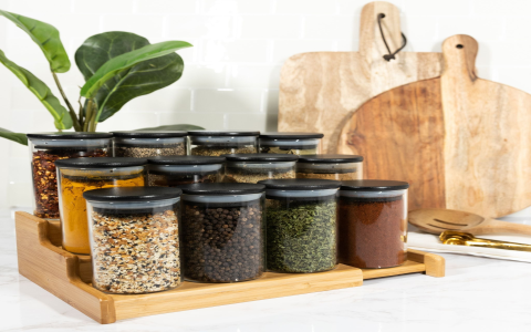 Premium Black Tea, Coffee and Sugar Canisters – Metal Storage for Kitchen Organization