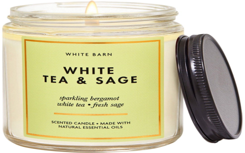 white barn white tea and sage