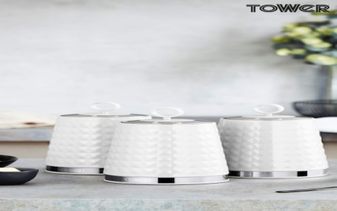 white tea coffee sugar canisters
