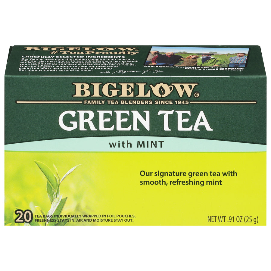 mint green tea