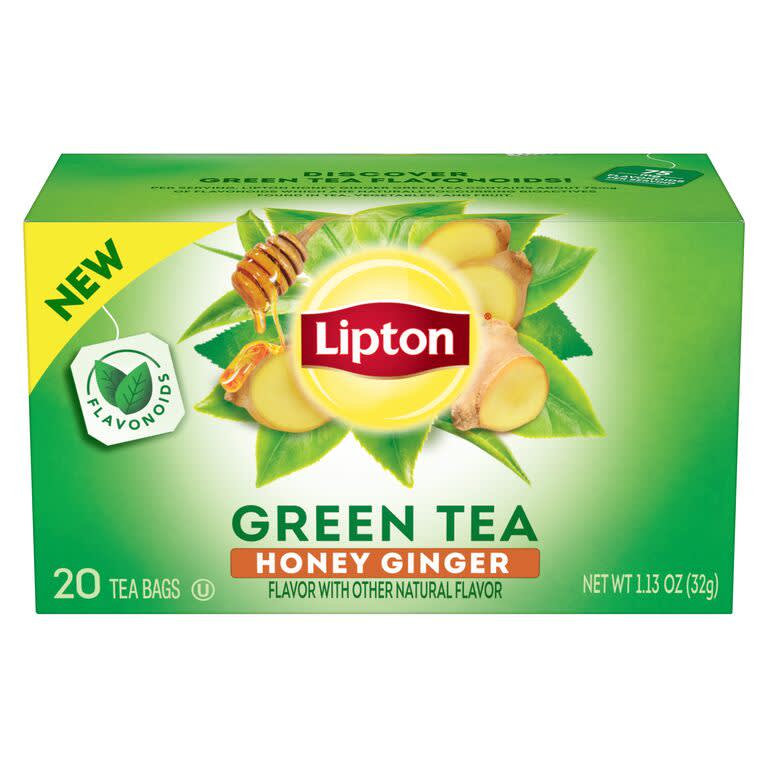 green tea with ginger lemon and honey