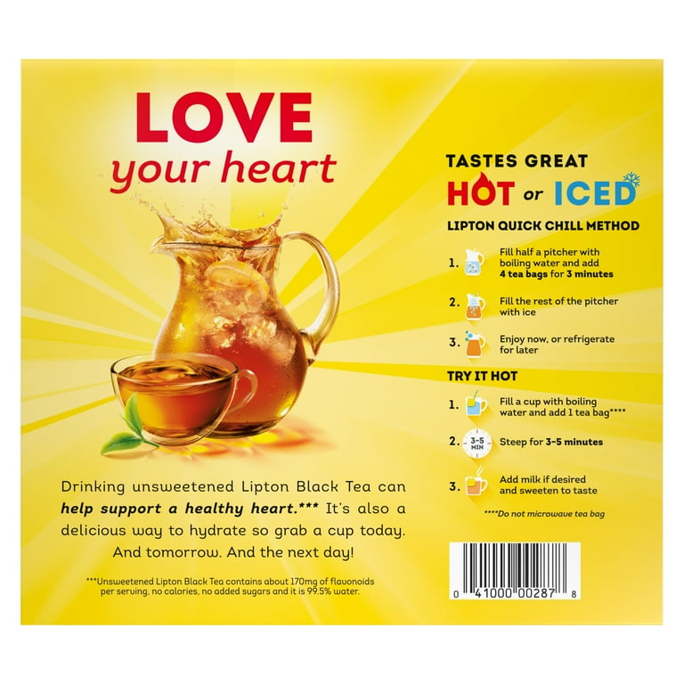 lipton yellow label tea benefits