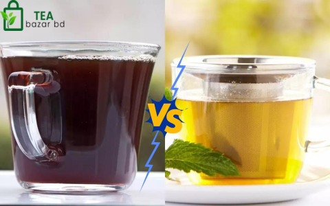 difference between green tea and black tea