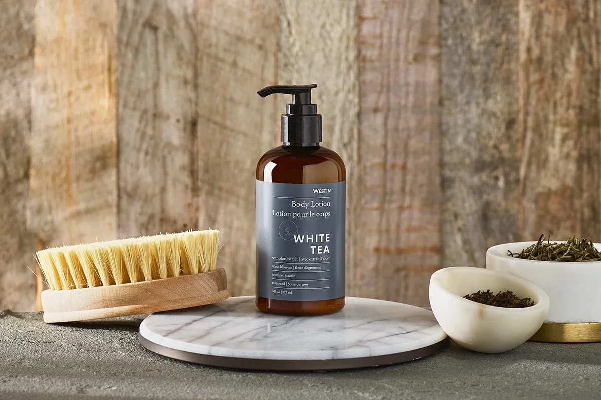 westin hotel white tea lotion