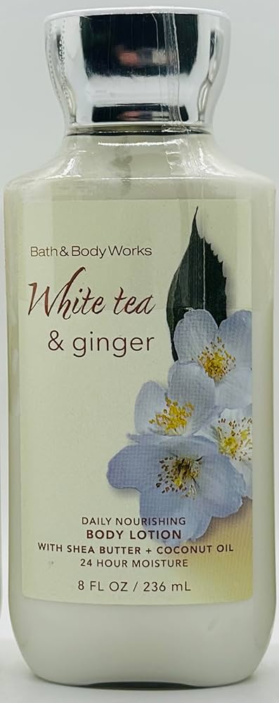 bath and body white tea and ginger