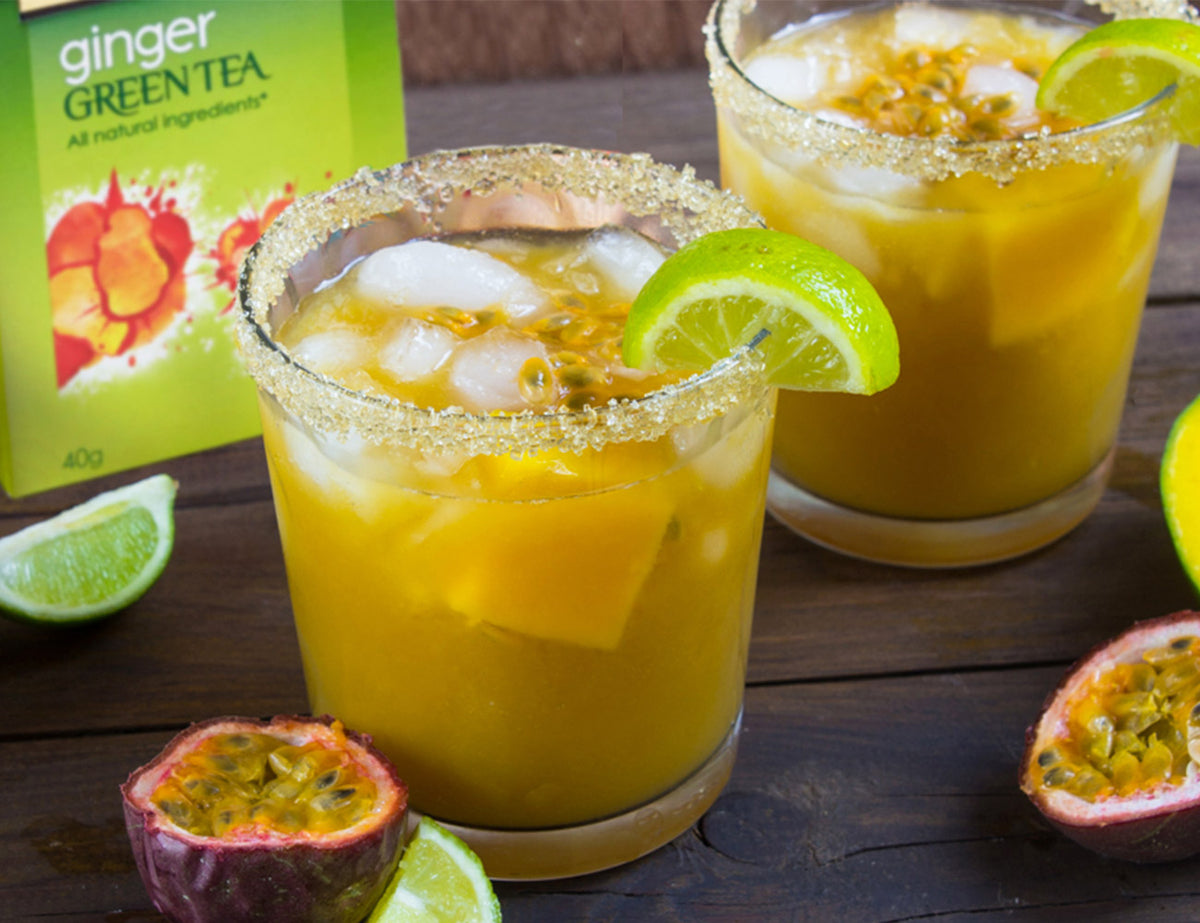 green tea and ginger drink