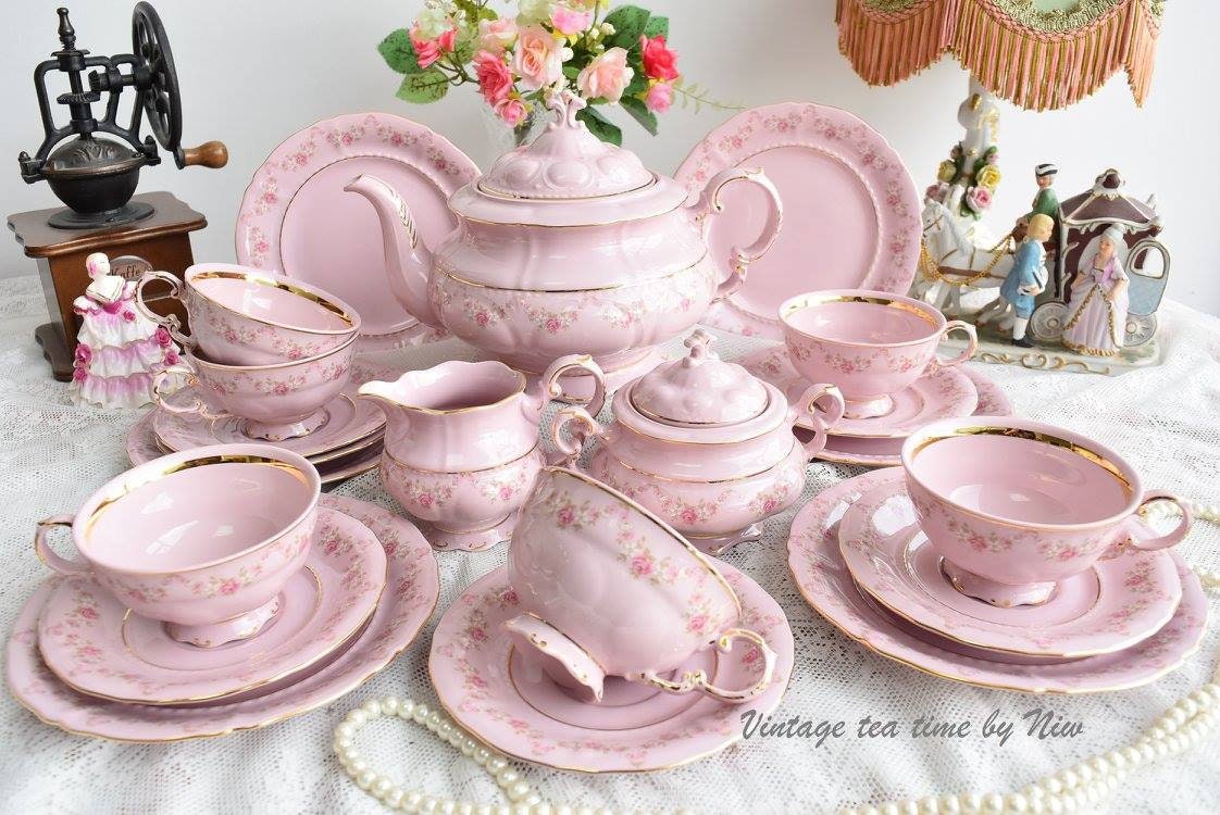 antique china tea set