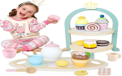 Top 26-Piece Wooden Tea Set for Kids – Perfect for Little Girls