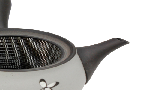 white tea pot