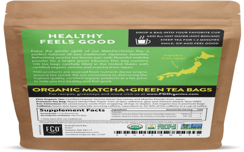 green tea from tea bags