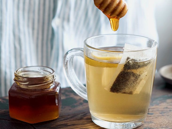 green tea with honey