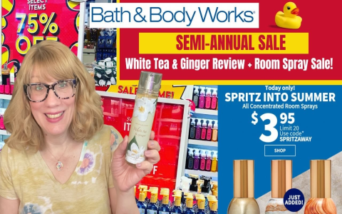 white tea and ginger bath and body