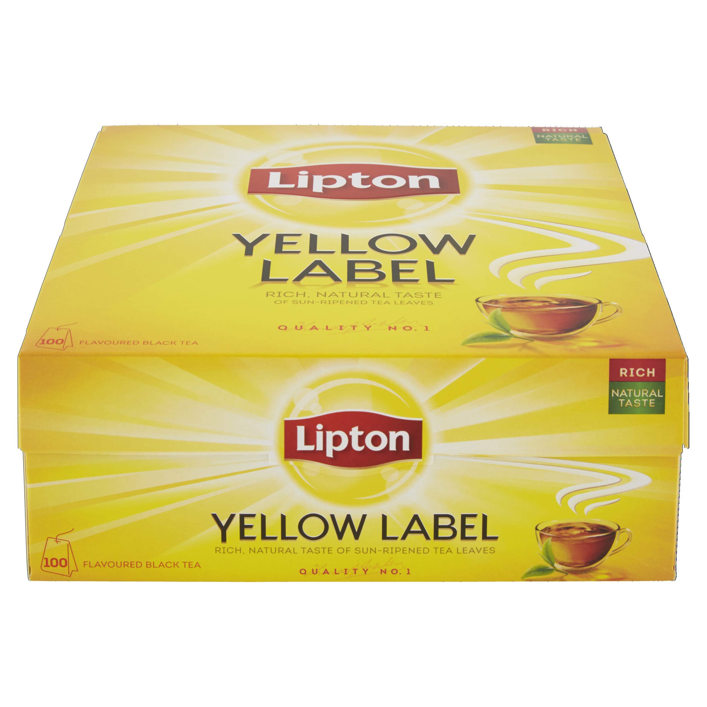 lipton tea bags yellow label
