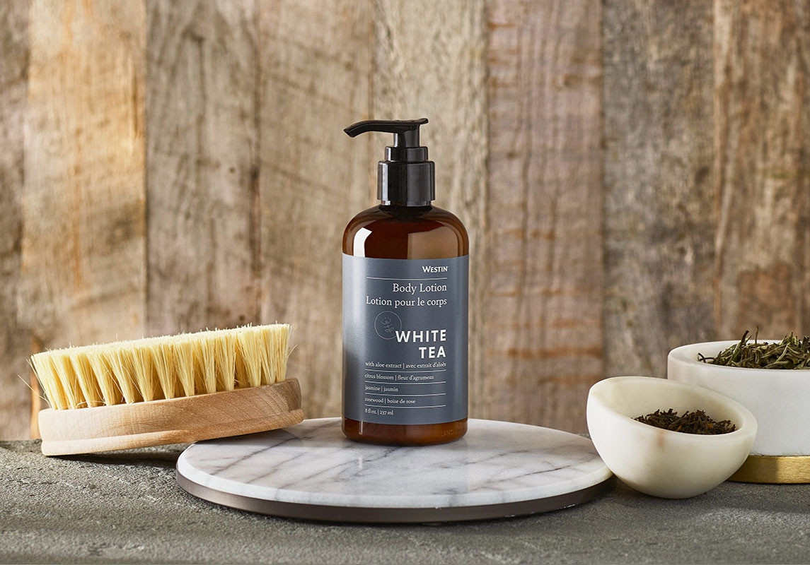 westin hotel white tea lotion