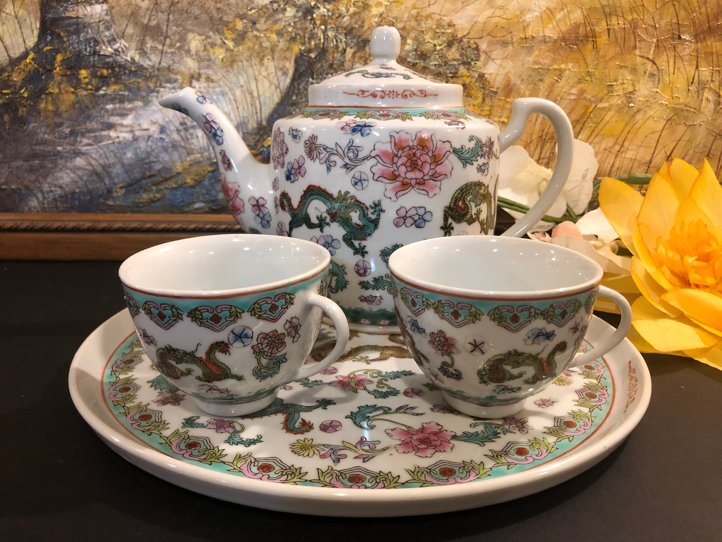 Buy Vintage Chinese Tea Sets Online – Affordable Antique Teapots