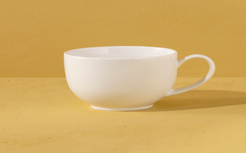 white tea cups