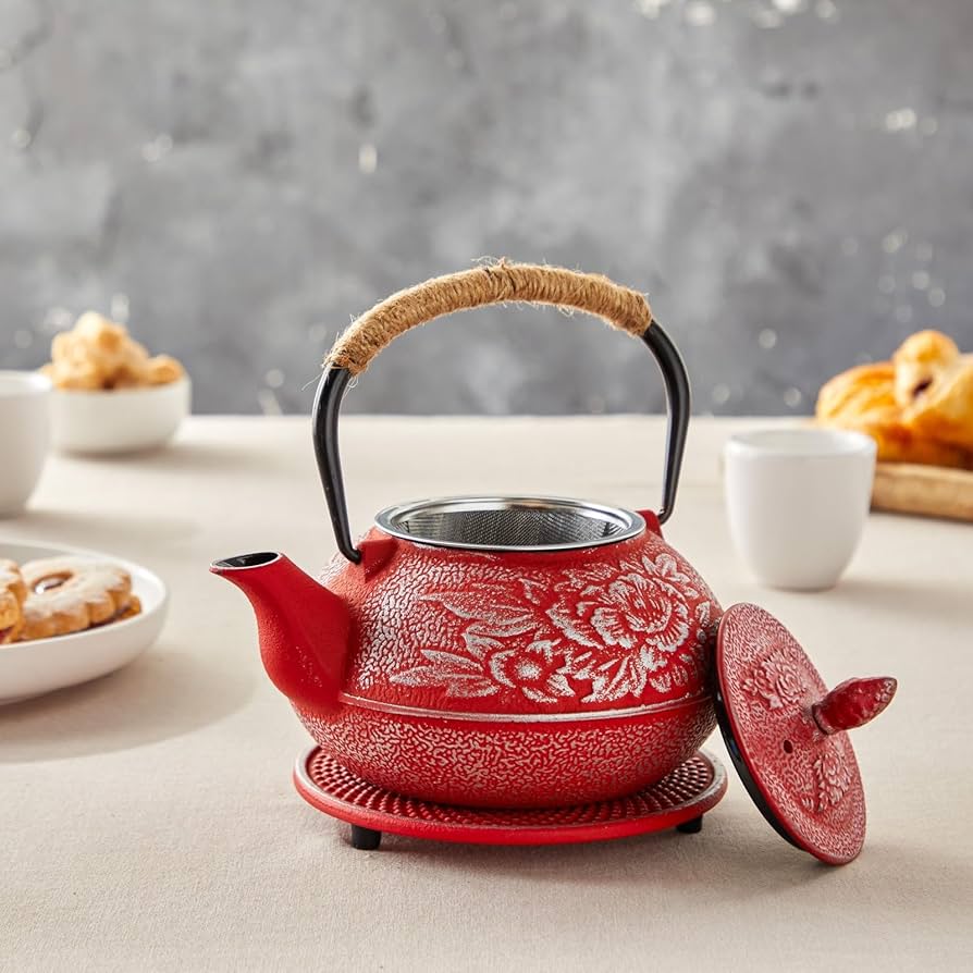 cast iron teapot