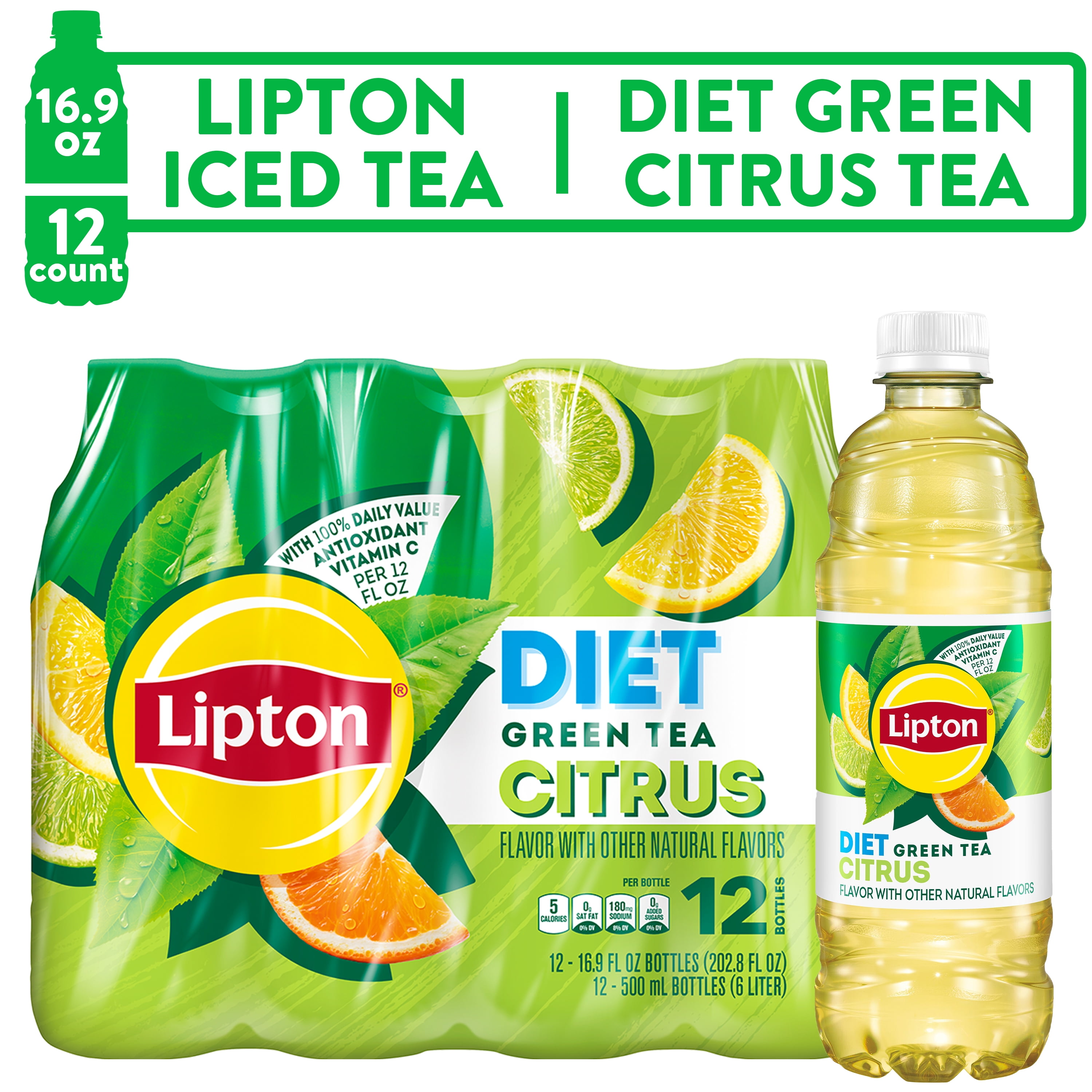 lemon green tea drink