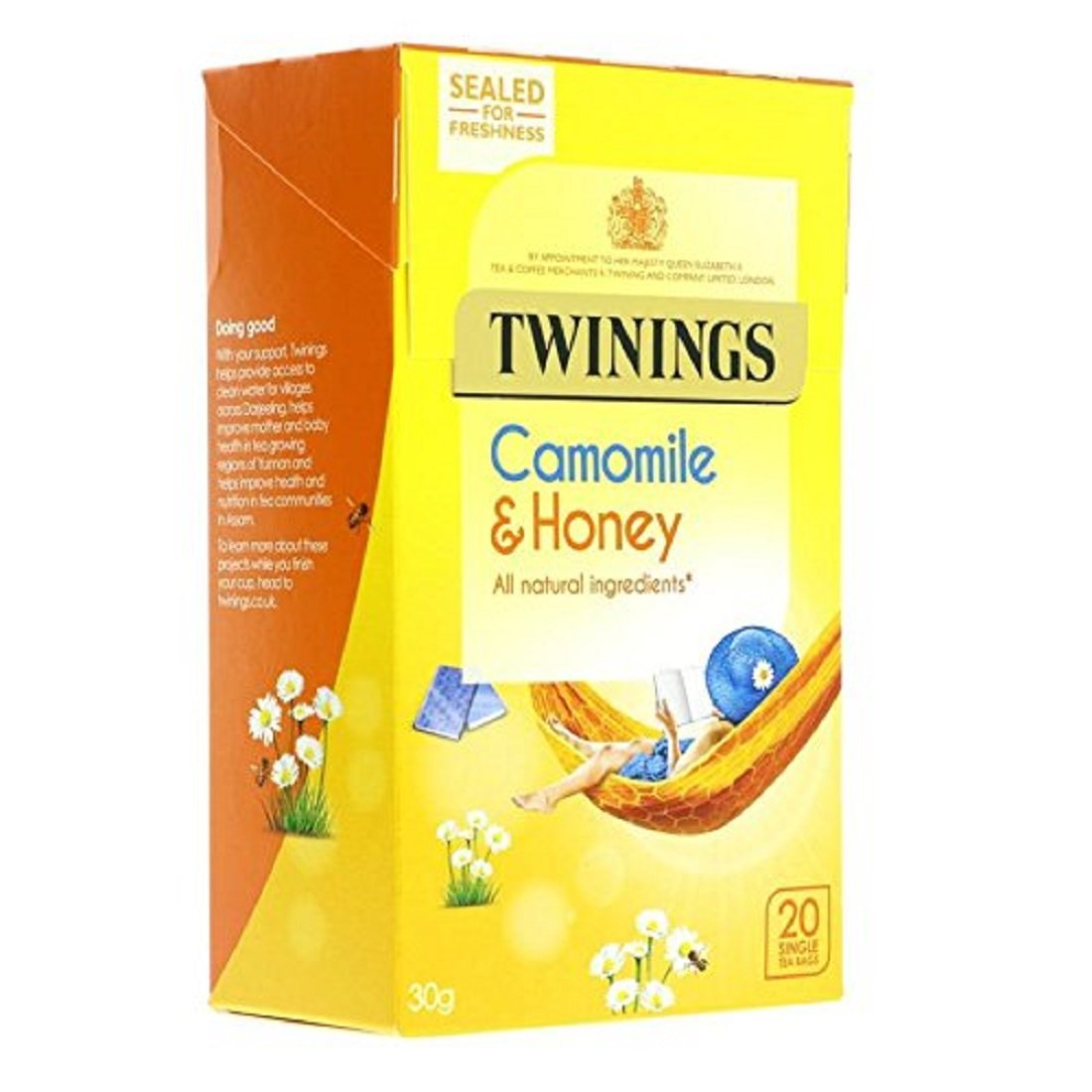 camomile and honey tea