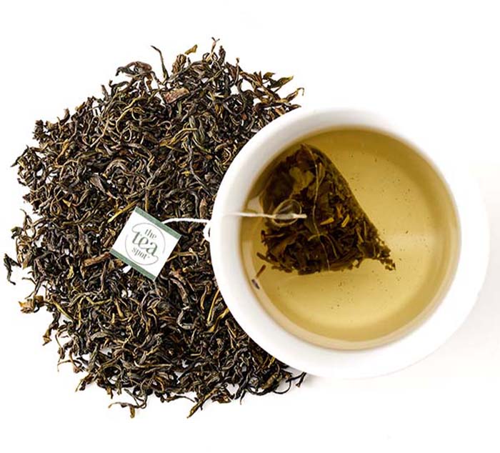 green tea leaves tea