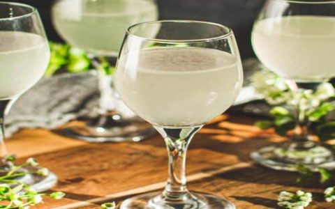 white tea shot with tequila