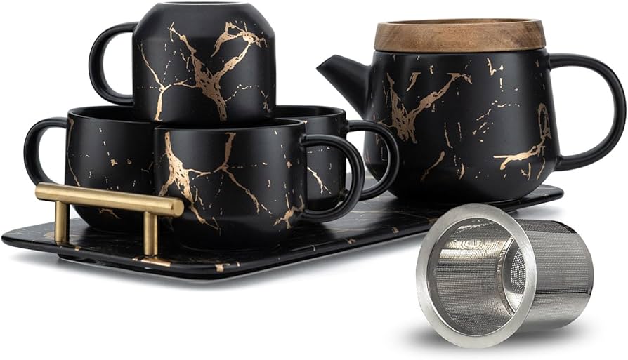 Shop Premium Black Tea Cups - Classic, Modern, and Luxury Designs