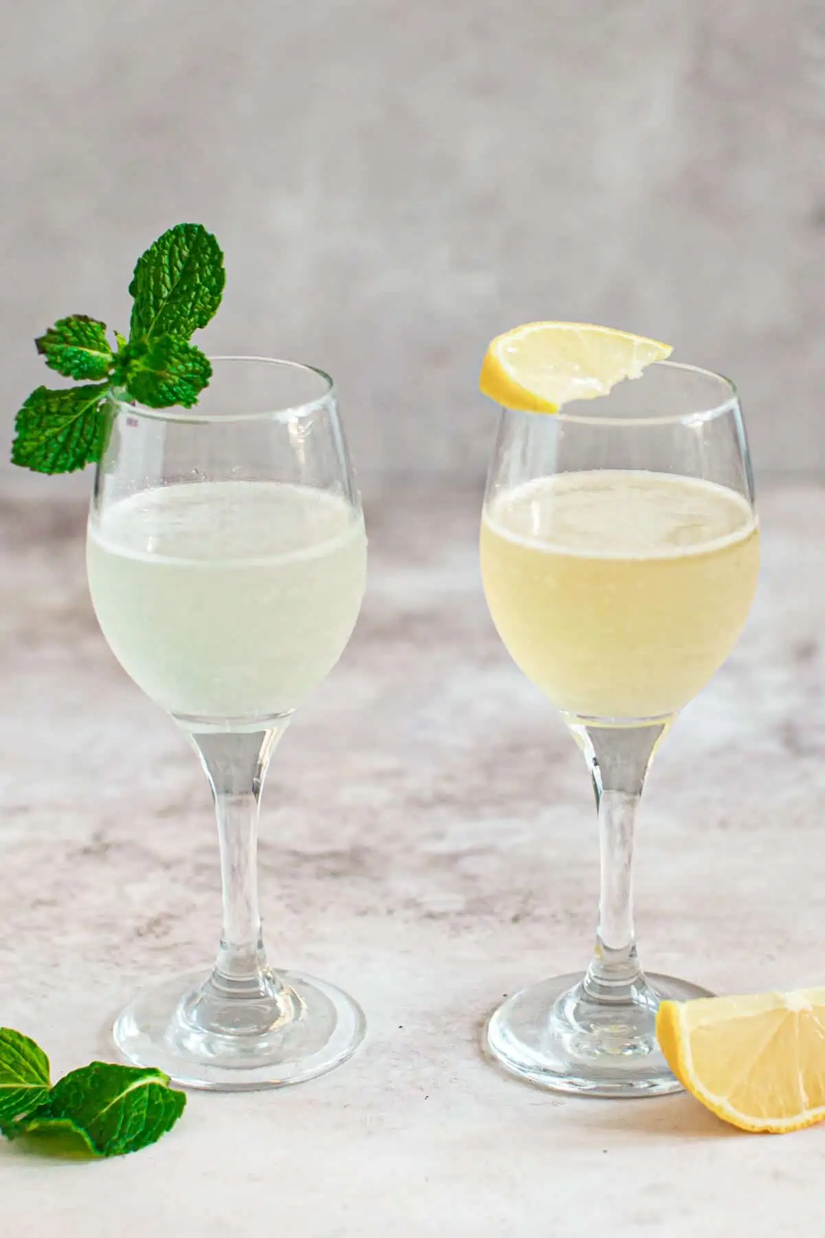 white tea vs green tea shot